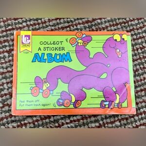 1980 Vtg Trend Collect A Sticker Album Collection of Old Stickers